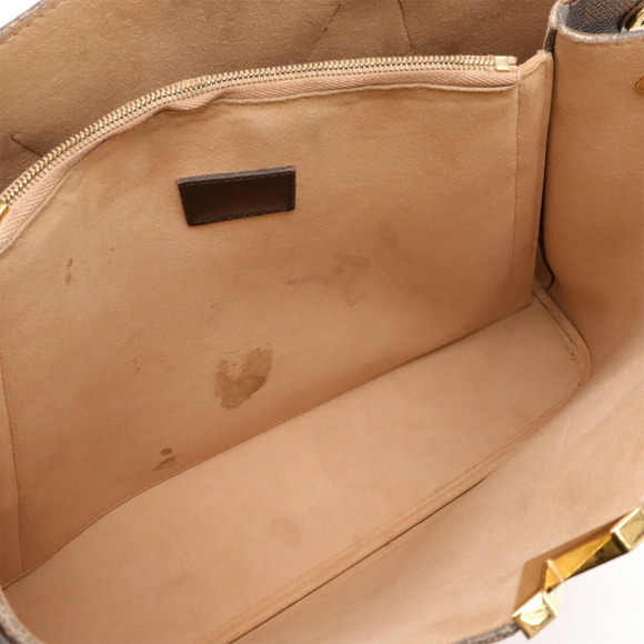 LOUIS VUITTON Damier Kensington Tote Bag Handbag Shoulder - Picture 7 of 9